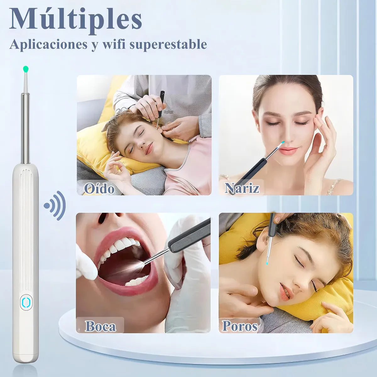 Limpiador de Oídos Inteligente - Limpieza segura y visible ✨