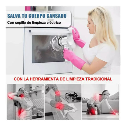 Cepillo Eléctrico 5 en 1 - Limpieza sin esfuerzo ✨