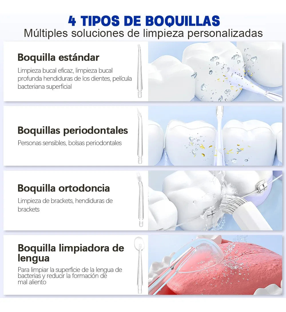 Irrigador Bucal Portátil - Limpieza y Salud 💧