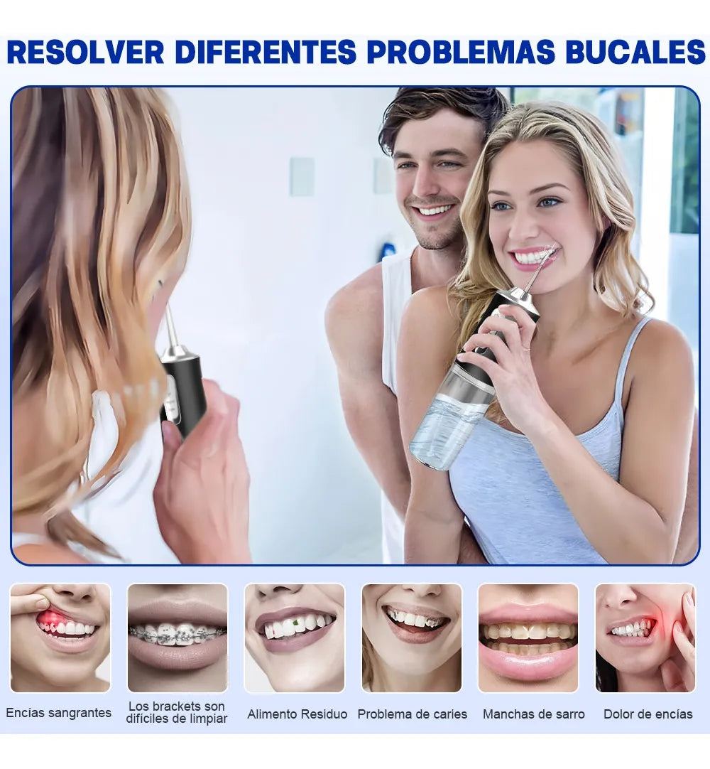 Irrigador Bucal Portátil - Limpieza y Salud 💧