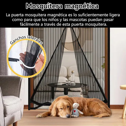 Cortina de puerta mosquitera magnética - Promo 2x1