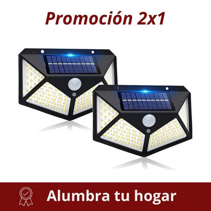 Lámpara Solar LED con Sensor – Potencia y Ahorro💡